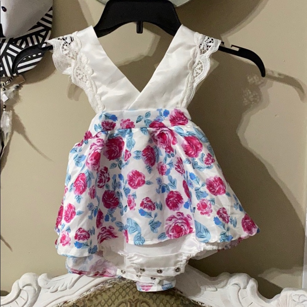 lace detailed celebratory dress 12 mo